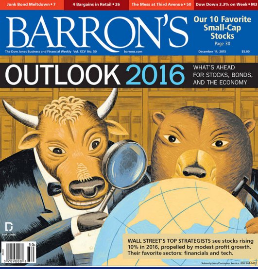 Barron’s: Thị trường chứng khoán Mỹ sẽ không sụp đổ trong năm 2016