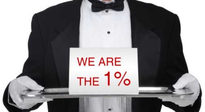 Nhóm 1% giàu nhất sống ở đâu?