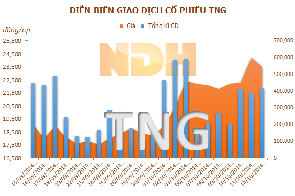 TNG: Chủ tịch HĐQT đăng ký mua 1 triệu cổ phiếu