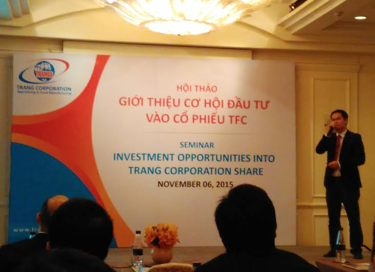 Trang Corp: Dự kiến chào sàn HNX với giá 35.000 đồng/CP