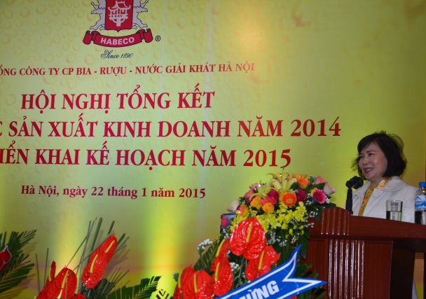 Habeco lãi 1.416 tỷ đồng vượt 17,8% kế hoạch, 2015 sẽ ra sản phẩm nước tinh lọc đóng chai
