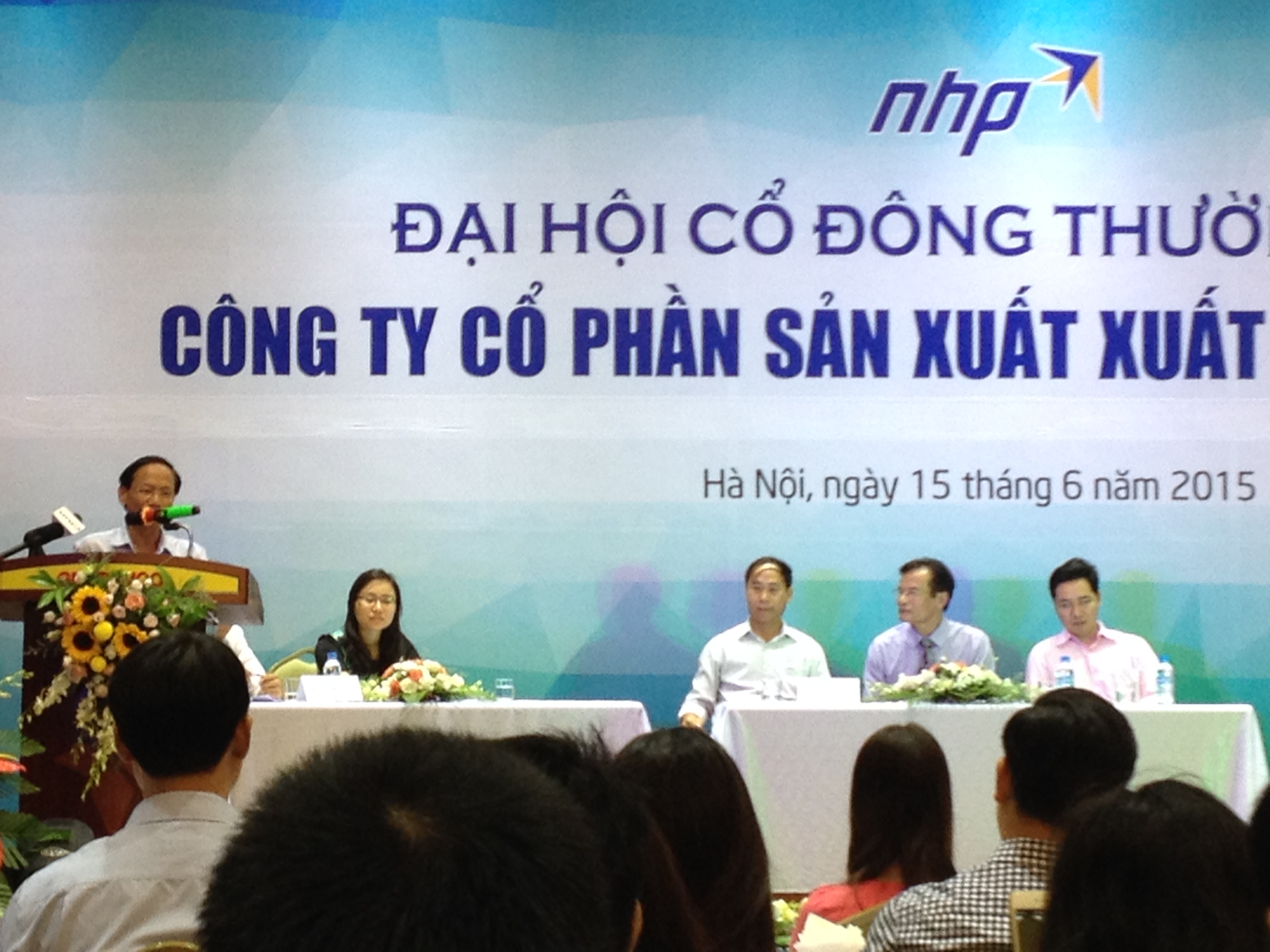 [ĐHCĐ 2015] NHP dự kiến lợi nhuận 2015 gấp 3 lần, phát hành cổ phiếu để kinh doanh BĐS