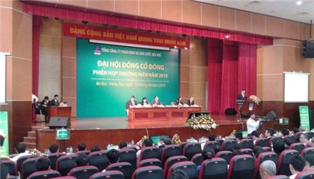 ĐHĐCĐ DPM: Cổ tức 2015 sẽ giảm xuống còn 25%