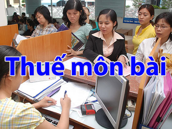 Bỏ quy định thu nộp thuế môn bài