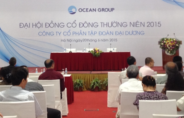 OceanGroup tổ chức họp ĐHĐCĐ bất thường vào tháng 10/2015