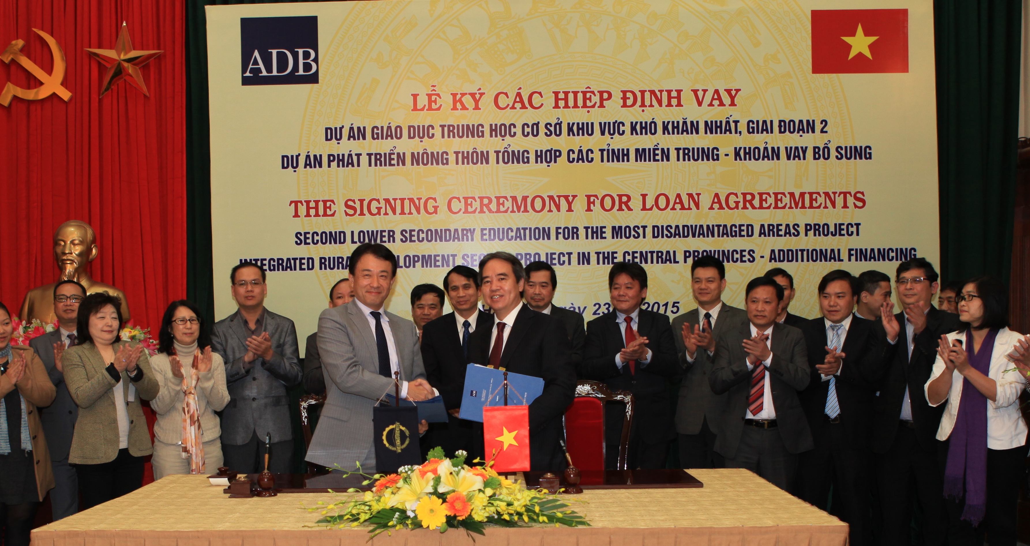 Vay ADB 165 triệu USD tài trợ cho 2 dự án của Việt Nam