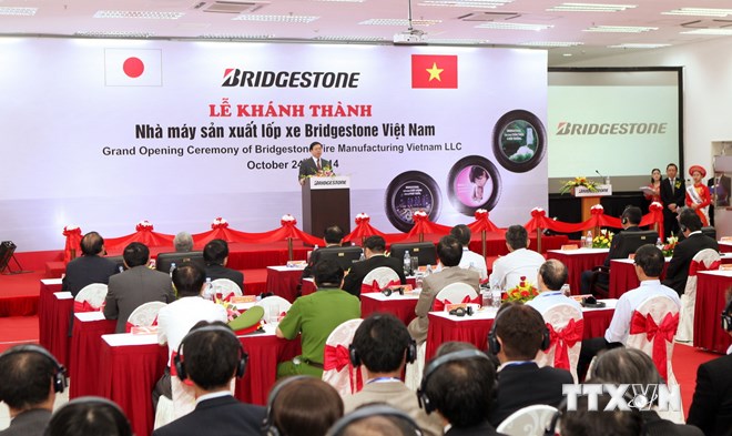 Bridgestone khánh thành nhà máy sản xuất lốp xe ở Việt Nam