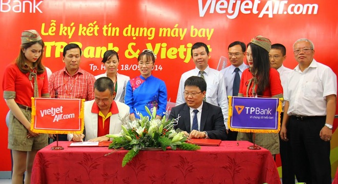  TPBank cho VietJet vay 21 triệu USD để mua máy bay 