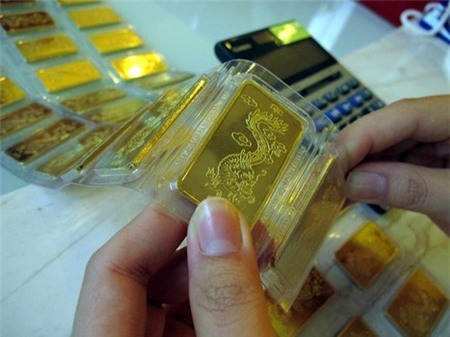 Giá vàng giảm còn 35,18 triệu đồng/lượng